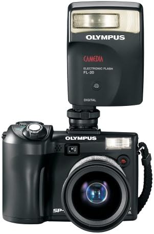 Olympus SP-350 Digital Camera with External Flash