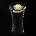 (Pack of 4) Warm White Color Flameless Wax LED Water Floating Rose Candle Light for Wedding or Event Decoration/Real Wax LED Battery Operated Floating Candle Light in Flower Shape (Warm White)