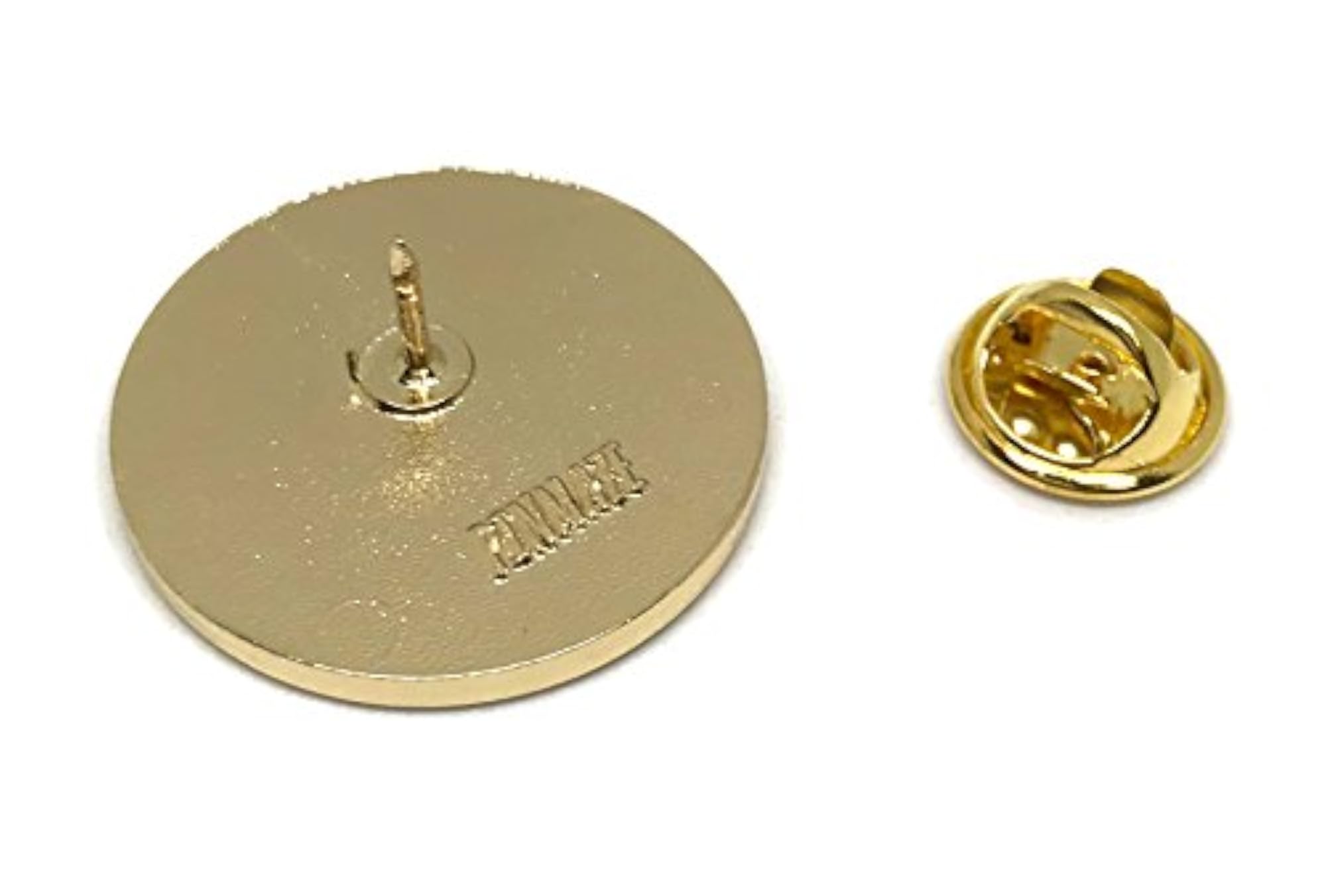 Mind Your Own Uterus Lapel Pin Brooch, Brass