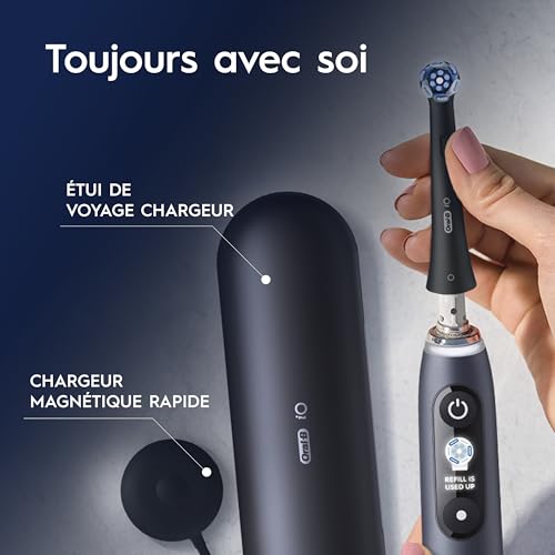 مراجعة Oral-B iO Series 9 Plus: قوة تنظيف احترافية وحافظة شحن سفر (أسود أونيكس) - الصورة 6