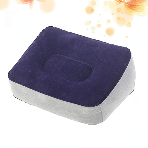 BESPORTBLE Almofada inflável para descanso de pés para viagem e apoio para os pés para uso ao ar liv