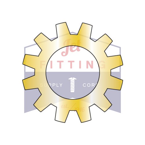 5/8 External Tooth Lock Washers | Steel | Zinc Yellow (Quantity: 2000)