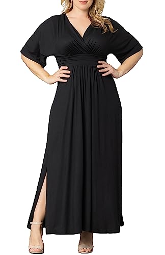 Kiyonna Women's Plus Size Vienna Maxi Dress | Long...