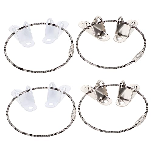 KOMBIUDA 4セット防倒器装置 家具転倒防止スト 固定用具 家用キャビネット