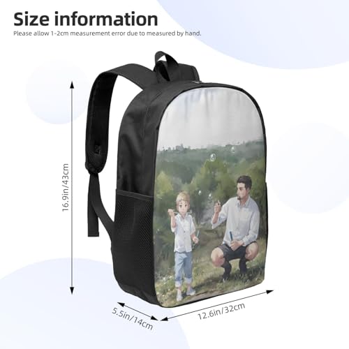 Custom Backpack Personalized Shoulder Traveling Bag Add Your Customized Photo Picture Text Simple FashionCasual Backpack Travel Knapsack Standard Size forTravel3