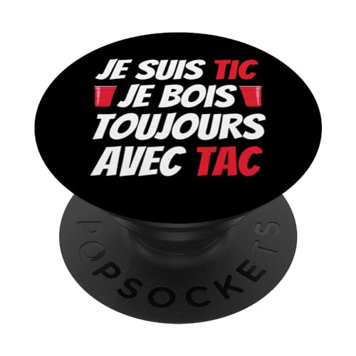 Je Suis TIC , TIC Et TAC , Duo Drole Déguisement 2 Personnes PopSockets PopGrip Interchangeable