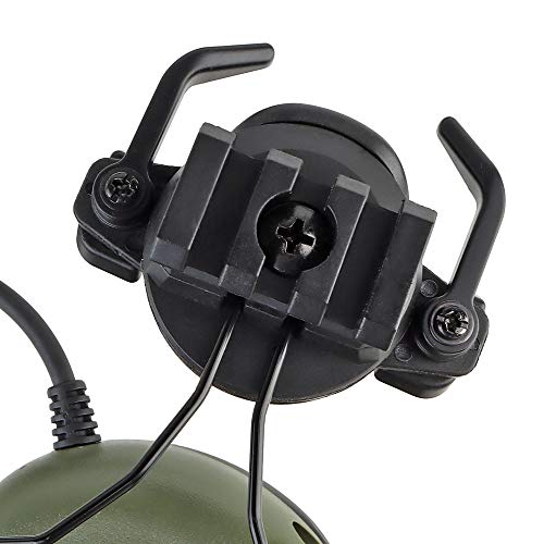Casque tactique interphone ATAIRSOFT avec micro étanche et alimentation continue