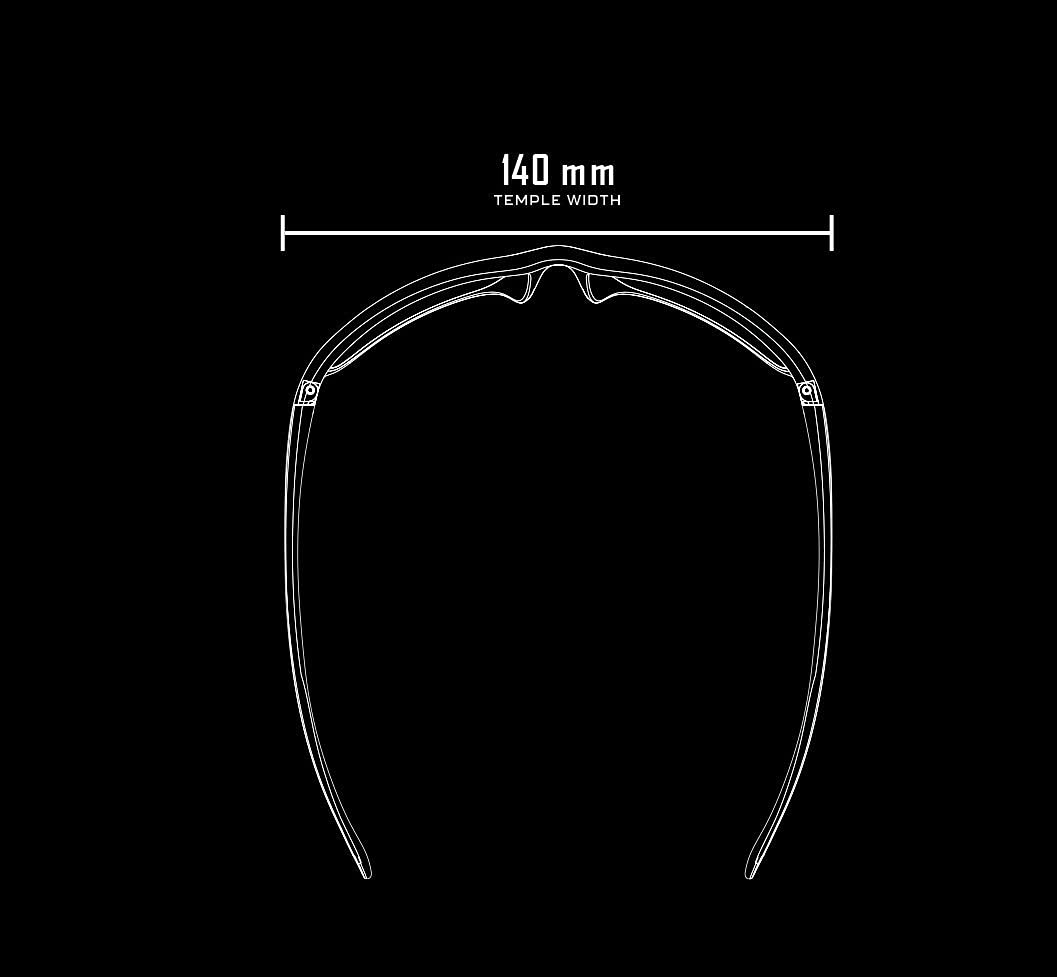 TOROE Performance Eyewear FIELD wszystkie czarne sportowe spolaryzowane okulary przeciwsłoneczne z hydrofobową powłoką poliwęglanowe soczewki AR