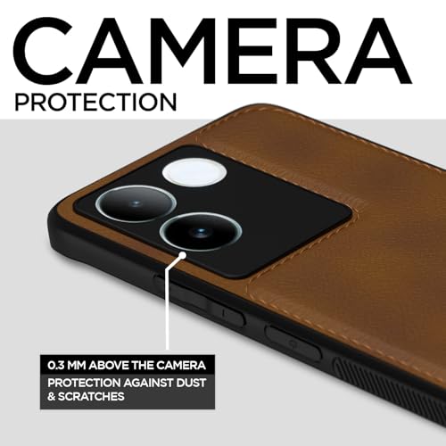 Pikkme iQOO Z7 Pro 5G / Vivo T2 Pro 5G Back Cover Brown - Image 4
