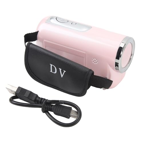 Caméscope Multifonction Rose : Caméra Enregistreur Numérique 16MP avec Zoom 16X
