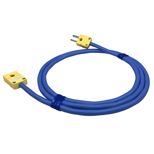 Amazon.co.jp: K型熱電対用延長ケーブル シリコン被覆補償導線 K-OEXT