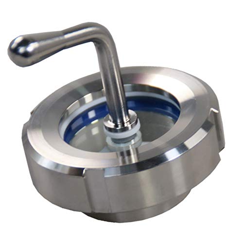 Durable Tamaño 51-219 304 Acero Inoxidable Sanitaria de Soldadura con Limpia Mirilla de Cristal (Size : 219mm Pipe OD)