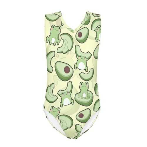 Image of Girls Fashion Print One Piece Swimsuit Bathing Suit Gymnastic Leotard for Kids, 5-14 Years