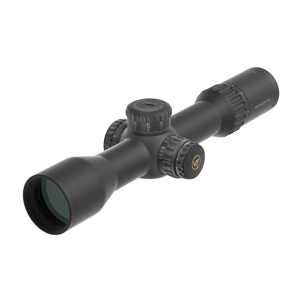 Vector Optics SCFF-69 Continental x6 2-12x44 RAR luneta celownicza do uprawiania sportu, airsoft i polowania, wiatrówka celownicza, celownik strzelecki, zakres Rifle, bogate akcesoria