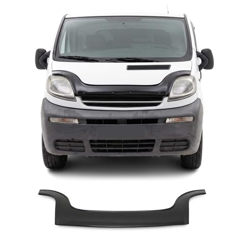 Deflecteurs d'air capot pour Renault Trafic 2001-2014 en acrylique noir résistant