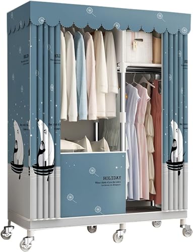 Armoire en toile contre le manque de place : penderie portable 102x45x170cm