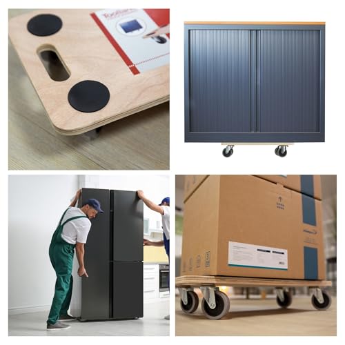 TOOLLAND - QT106 Sperrholz Transport-Roller, 150 kg Maximal Tragkraft, 56 cm Länge x 30 cm Breite 175678