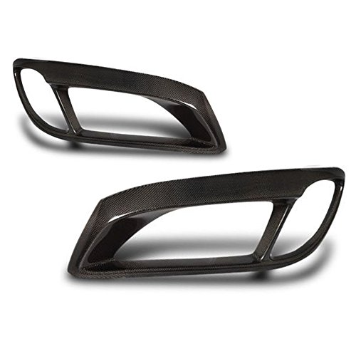 Compatible with Carbon Fiber Fog Lights Cover Fits 2010-2012 Hyundai Genesis 2DR Coupe