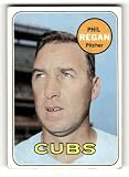 1969 Topps (EXMT) #535 Phil Regan Chicago Cubs MLB Vintage Baseball Trading Card