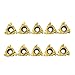 16ER AG60 Industrial Threading Inserts For Lathe Tool Holder CNC Turning Metal Processing Carbide Cutting Insert Finishing Machining Parts Gold 20 Pack