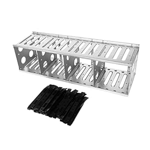 EXCEART 1 Satz Festplatten Käfig Extern Hart Gestell Fahren Festplattenkäfig Disk-rack Festplattengehäuse Festplatten-rack Rostfreier Silber