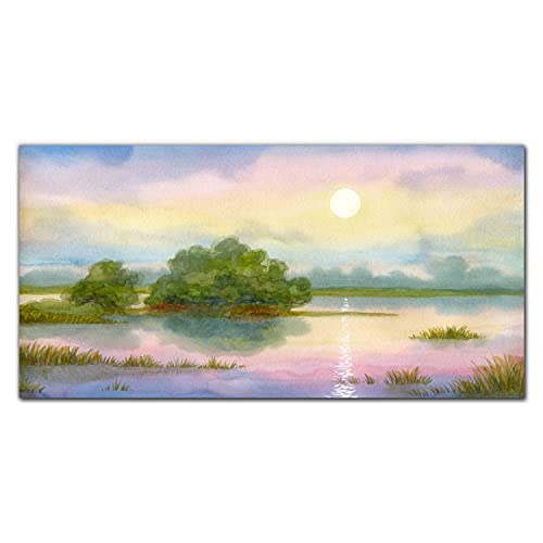 Impression sur verre acrylique de qualité premium Coloray 100x50cm motif arbre