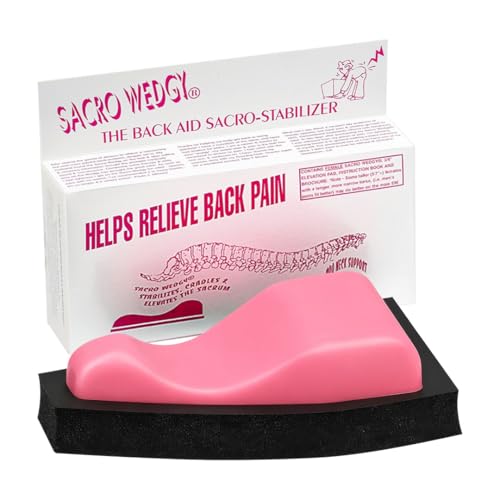 Sacro Wedgy Female Sacrum Support Wedge with 3/4 Elevation Pad & Booklet