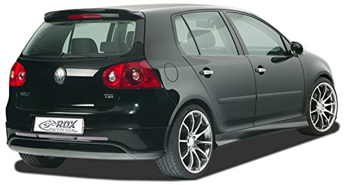 Falda de paragolpes trasero Golf 5 sin salida de escape en plastico ABS para modelos 2003 a 2008 3