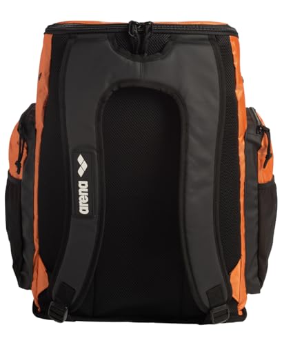 Image of ARENA Spiky III Backpack 45 Swimming Athlete Sports Gym Rucksack Large Training Gear Equipment Swim Bag for Men and Women, 45 Liters, Orange