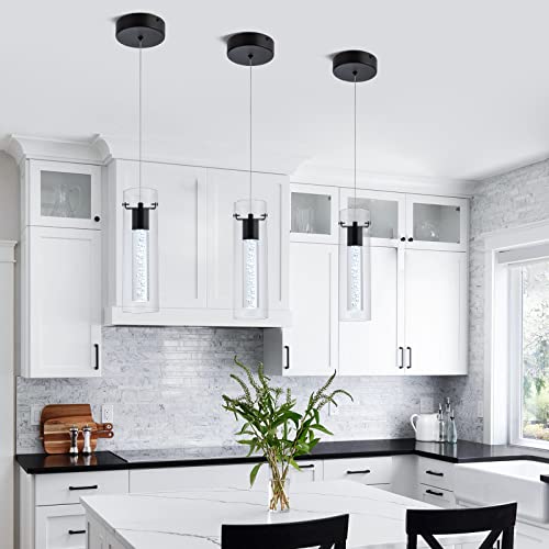 Image of 3-Pack Mini Pendant Lights,Black Finish