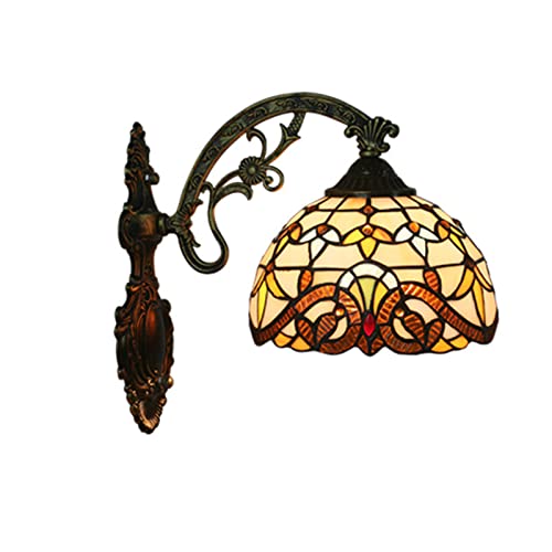 Applique murale Tiffany baroque AMUCK : illuminez vos couloirs sombres avec elegance