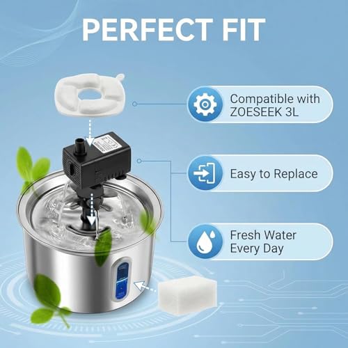Filtros para fuente de agua para gato pack 15 miniatura 3