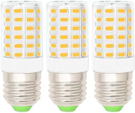 BROLSKUN E26 LED Bulb for Refrigerator Light 7W (60W-100W Equivalent) 1000 Lumen Warm White 3000K Kitchen Hood Light Non-dimmable AC100V-265V Home Lighting Corn Lamp-Pack of 3