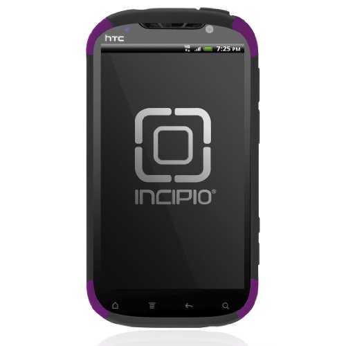 Coque silicone HTC Amaze Incipio HT-214 antichoc double couche violet foncé