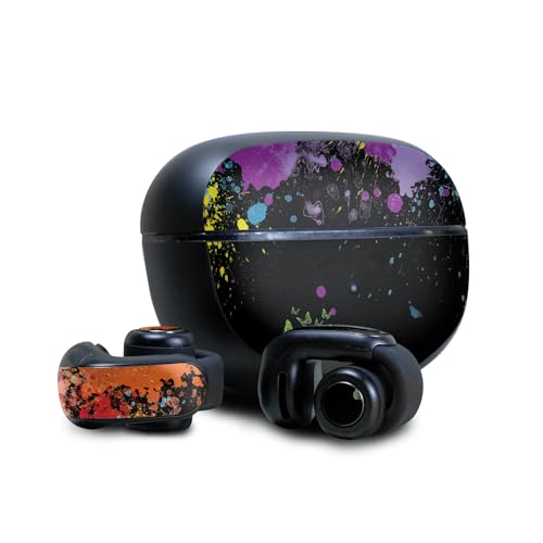 Image of Skin Compatible with Bose Ultra Open Earbuds - Splatter - Premium 3M Vinyl Protective Wrap Decal Cover - Easy to Apply | Crafted in The USA by MightySkins