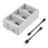 Anbee 3-Port Battery Charger Hub for DJI Mini 3 Pro RC Drone, Intelligent USB Charger with Storage C