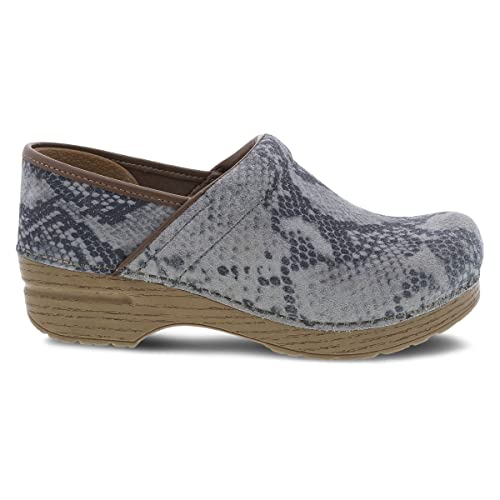 Dansko Women's Professional Taupe Snake Suede Clog 9.5-10 M Us #TOP6