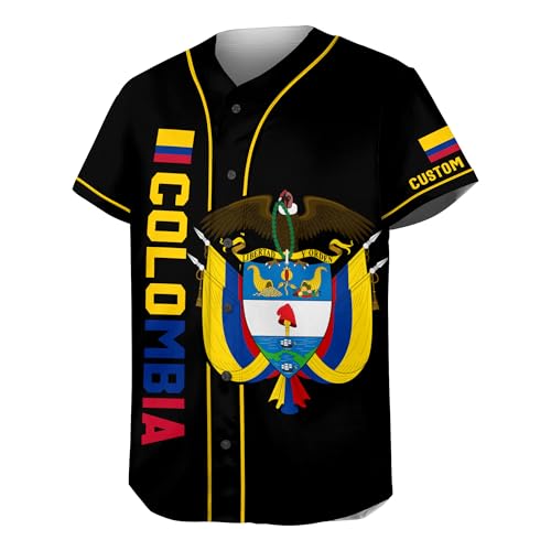Colombia Jersey Men, Colombia Jersey Baseball, Personalized Colombia Baseball Jersey Men miniatura 5