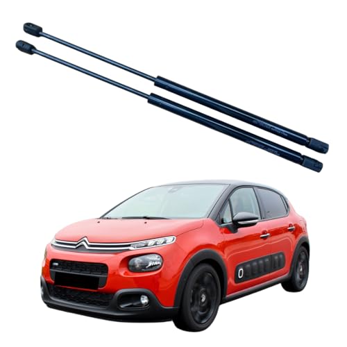 Image of MOXSTRUTS, 2x Rear Tailgate Boot Gas Spring Struts For CITROEN C3 MK3 (SX) (2016 ONWARDS), Lift Support System 355 (N) 462,5 mm
