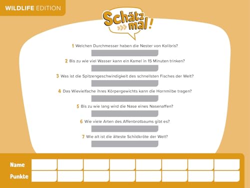 Schätz mal! Wildlife Offline Edition: Das Quiz mit Lach- und Staungarantie – vue 5