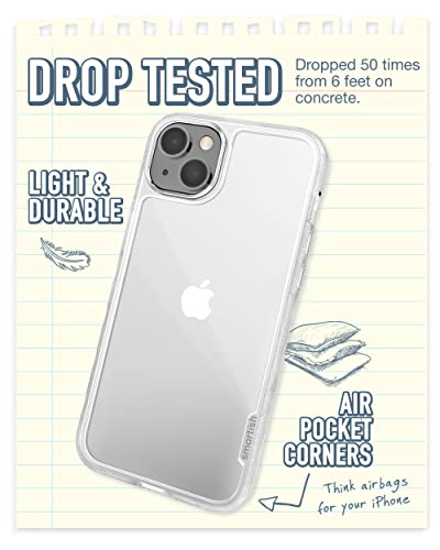 Image of Smartish iPhone 14 Plus Slim Case - Gripmunk - [Lightweight + Protective] Thin Grip Cover - Nothin' to Hide