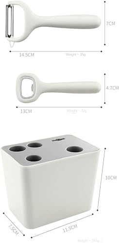 Miniatura 3 de Juego de herramientas pequeñas de cocina multifuncional, juego de 6 piezas con soporte de almacenamiento, juego de combinación de herramientas de