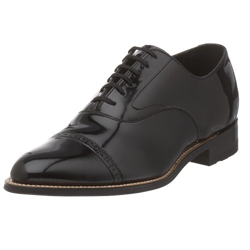 Stacy Adams Men's Concorde Oxford,Black Patent,11 D