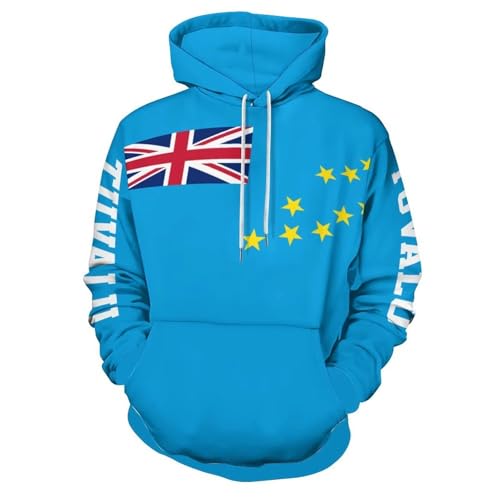 Sweat avec motif badge cool Tuvalu pour un look urbain unique