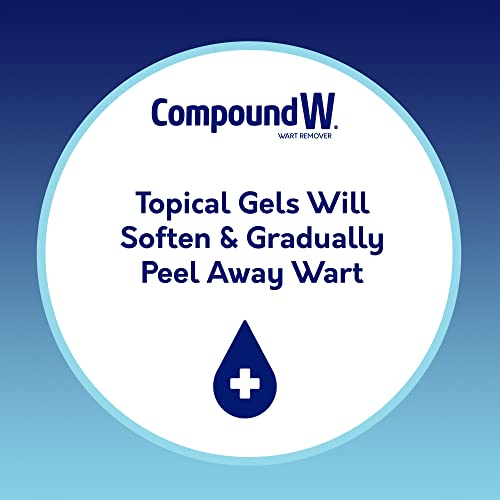 compound w maximum strength wart remover with salicylic acid fast-acting gel plantar wart remover works on common amp plantar warts 025 oz