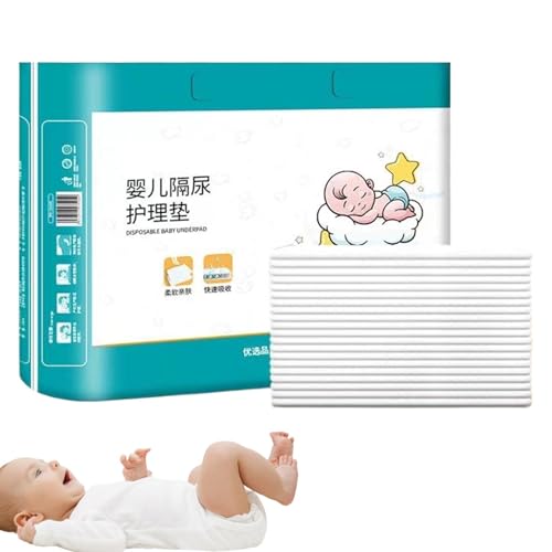 Cambiador de pañales | 40 almohadillas reutilizables de gran absorción | Almohadillas reutilizables de gran absorción, almohadilla de cambio de pañales de bebé, almohadilla cambiadora impermeable para