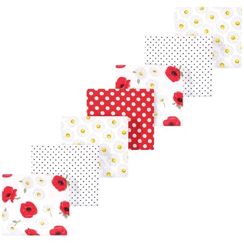 Image of Luvable Friends Little Treasure Flannel Receiving Blankets 7pk