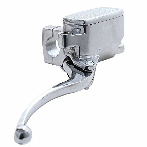 Saihisday Brake Master Cylinder Lever For Honda Nv400 Nv600 Nv750 Vf750 Vt250 Vt750 Vt1100 Vt1300 [One Pair. Silver] #TOP2