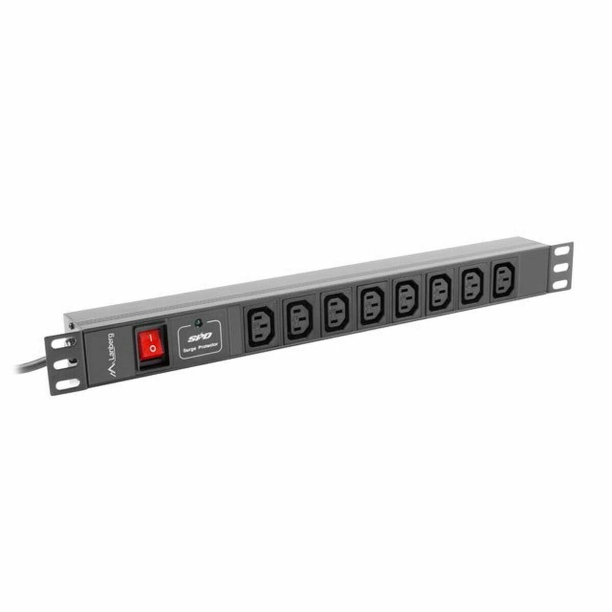 RACK PDU 19 1U 16A 8X IEC PDU-08I-0200-C20-BK Power Strip
