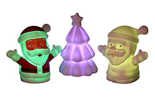 Preisvergleich Produktbild Cosanter Weihnachtsbaum Weihnachtsgroßvater LED Nachtlicht Lampe Dekoration